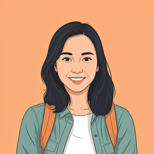Portrait of a smiling female traveler